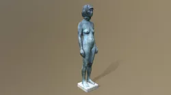 Naked Woman Bronze Statue