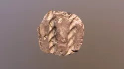 Neolithic sherd decorated with cord impression