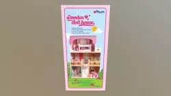 New doll house in pink