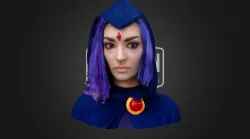 Nice Raven cosplay @ Comic-con Paris!