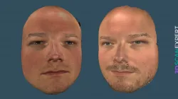 Nick's Face — Artec Eva vs. Space Spider