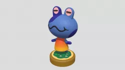 Nidento Amiibo Character 'Blue Frog' Jeremiah