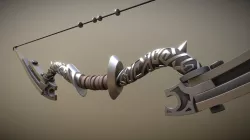 Nordic Carved Bow - Skyrim