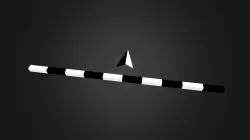 Nordpfeil und Massstab in 3D