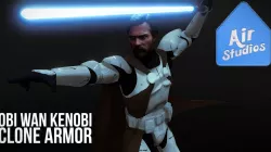 Obi Wan With Clone Armor (Rigged)