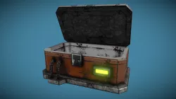 OBJECTS AND PROPS: SAFE CRATE (OPEN)