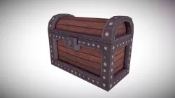 Old medieval chest