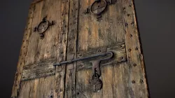 Old Medieval Door