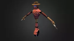 Old Robot Cowboy