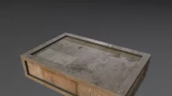 Old wooden cargo crate 2