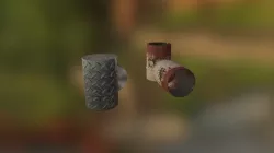 Open Explosive Barrels