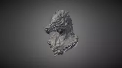 Orc Warrior Bust 3d model