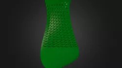 Parametric Twisted Vase With Pattern