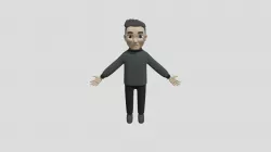 Paul Memoji Sitting Talking
