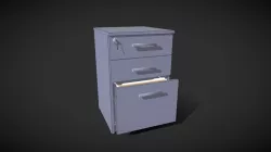 Pedestal de 3 gavetas