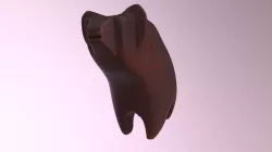 Photogrammetry bear figure