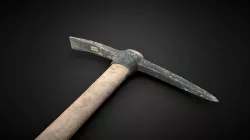 Pickaxe Old 3D scan