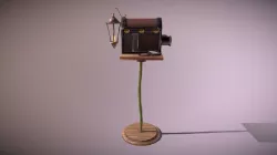 Pirate overhead projector - LowPoly and Stylized