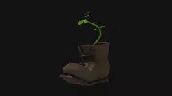 Plant In A Boot