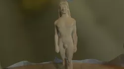 Plaster Reproduction of 6th c. Greek kouros