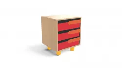 Poggio Bedside Table, Oak