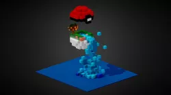 Pokeball Waterfall
