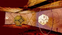 Polyhedral Lamps from Burning Man