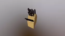 [potentialfate] Kitchen Clutter Knife Set