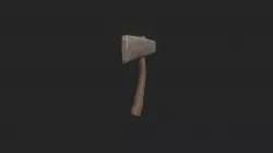 Props . Stylized Wood Axe
