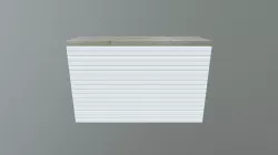 Prueba 3d Mostrador Plegable Ranurado