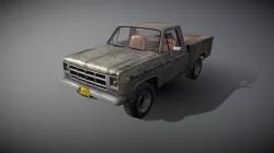 PUBG fan art. Old service truck.