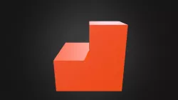 Puzzle Cube Challenge Orange Part