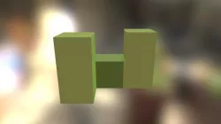 Puzzle Cube Green