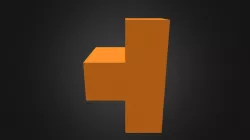 Puzzle Cube Orange Part