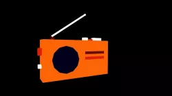 Radio low poly