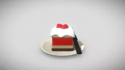 Raspberry Jelly Cake