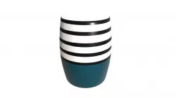 Ray Garden Seat White & Green - A11462