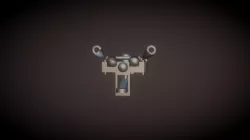 Realistic Foxy Endoskeleton Head