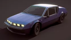 Renault Alpine A310 - Misato Katsuragi's Car