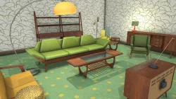 Retro - Living Room - Low Poly - Furniture Pack