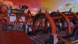 Retro Sci-fi Bridge & Mining Outbuilding Diorama