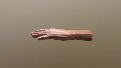 Rigged Hand 3ds