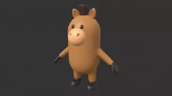 Rigged Horse Character