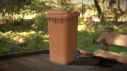 Rigged Organic Waste Bin 120L (Low-Poly-Version)