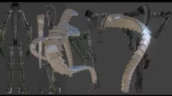 Robot back armor