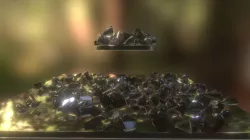 Rocks falling animated
