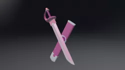 Rose/Connie's Sword & Scabbard (Steven Universe)