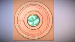Round Square Stylized Substance