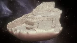 Ruin scan transformed into asteroid/spaceship