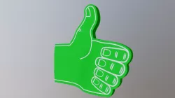 Sample Like and Dislike Foam Finger 2
